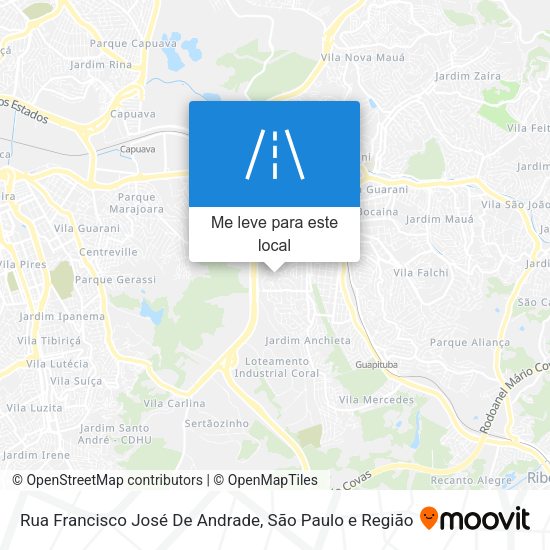 Rua Francisco José De Andrade mapa