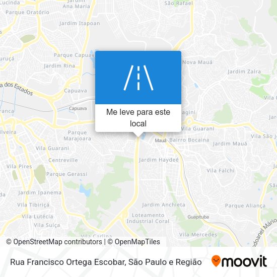 Rua Francisco Ortega Escobar mapa