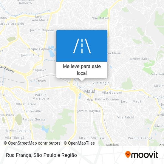 Rua França mapa
