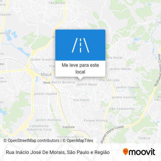 Rua Inácio José De Morais mapa