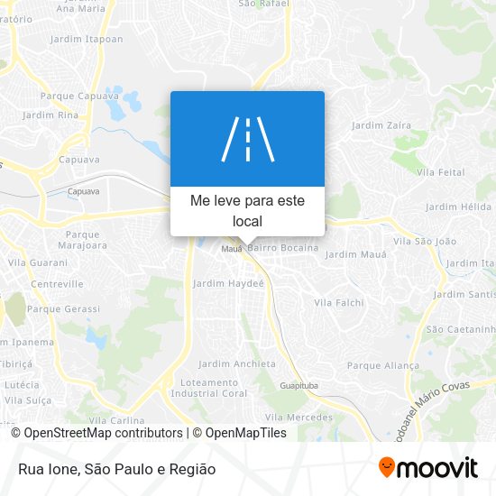 Rua Ione mapa