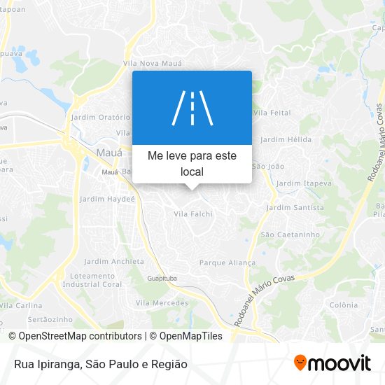 Rua Ipiranga mapa