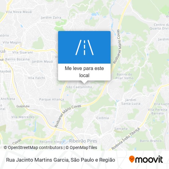 Rua Jacinto Martins Garcia mapa