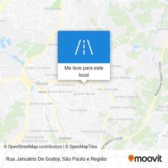 Rua Januário De Godoy mapa