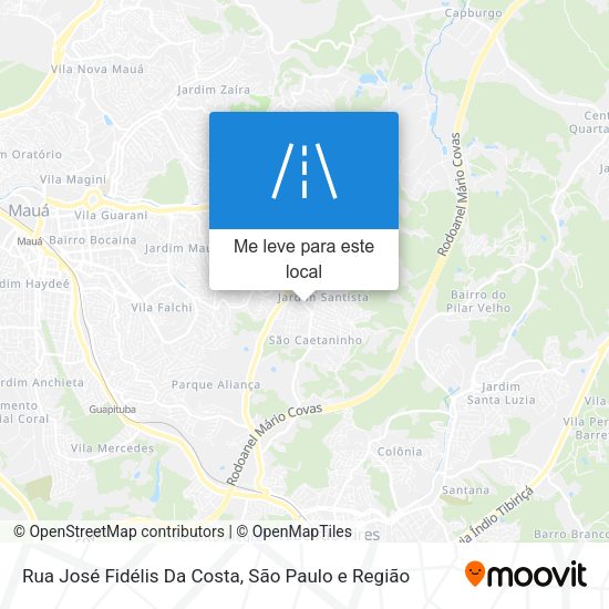 Rua José Fidélis Da Costa mapa