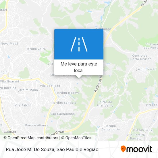 Rua José M. De Souza mapa