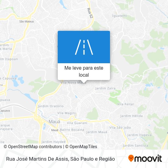 Rua José Martins De Assis mapa