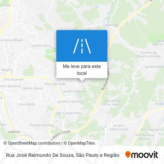 Rua José Raimundo De Souza mapa