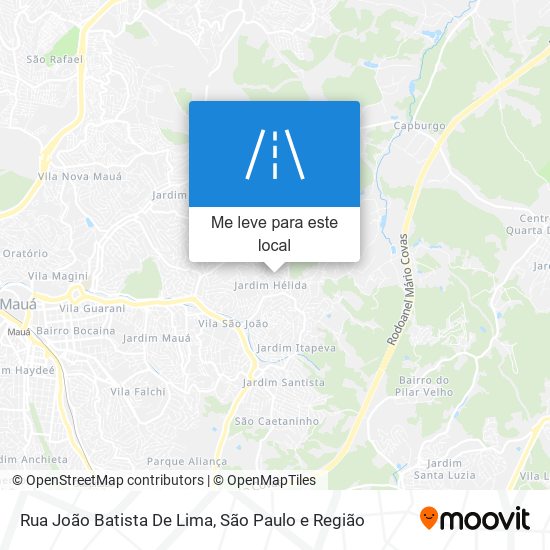 Rua João Batista De Lima mapa