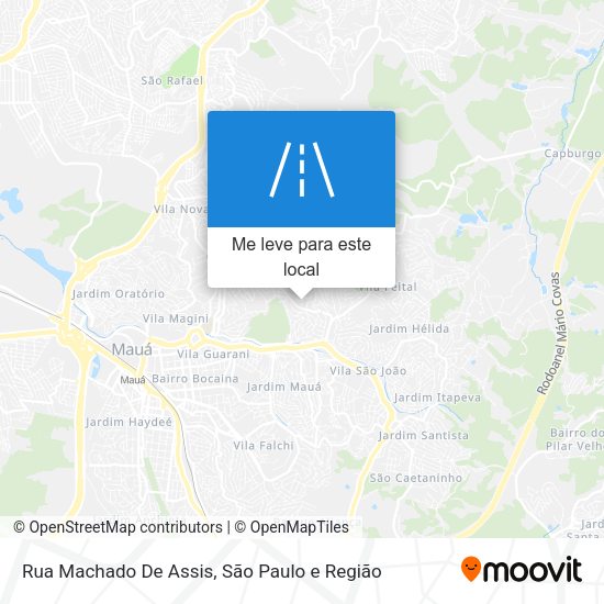 Rua Machado De Assis mapa