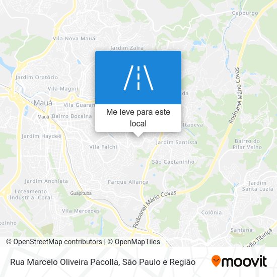 Rua Marcelo Oliveira Pacolla mapa