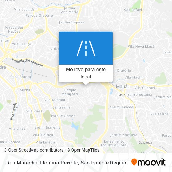 Rua Marechal Floriano Peixoto mapa