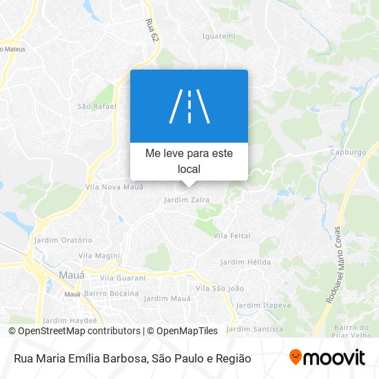 Rua Maria Emília Barbosa mapa