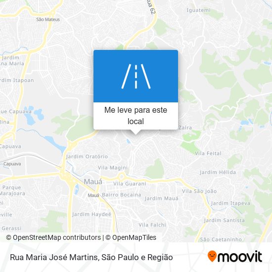 Rua Maria José Martins mapa