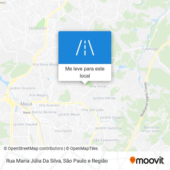 Rua Maria Júlia Da Silva mapa