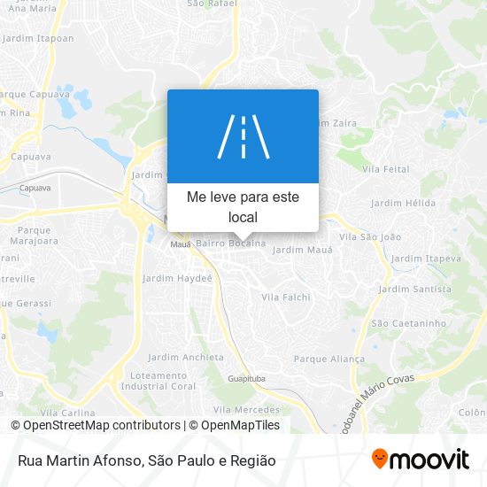 Rua Martin Afonso mapa