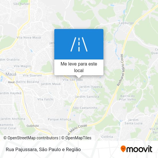 Rua Pajussara mapa