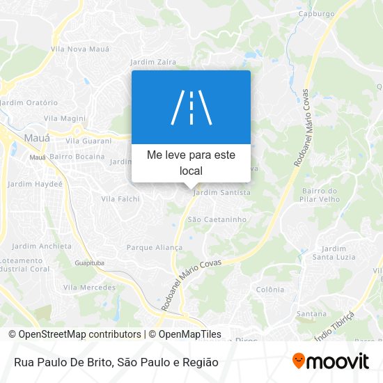 Rua Paulo De Brito mapa