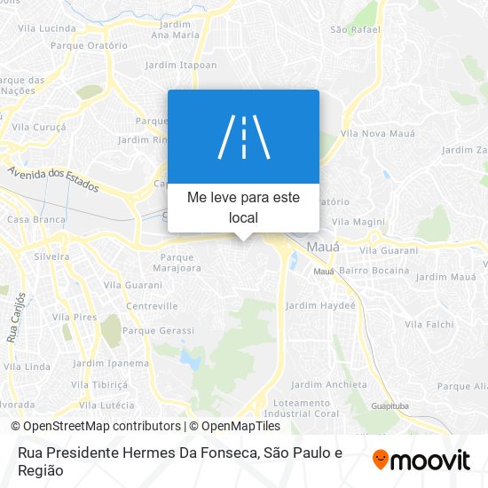 Rua Presidente Hermes Da Fonseca mapa