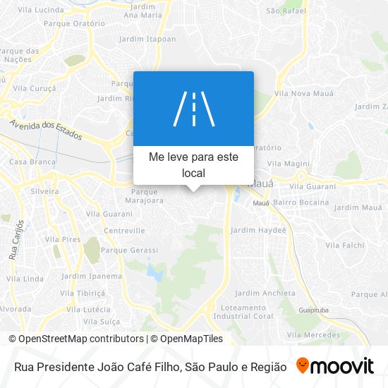 Rua Presidente João Café Filho mapa