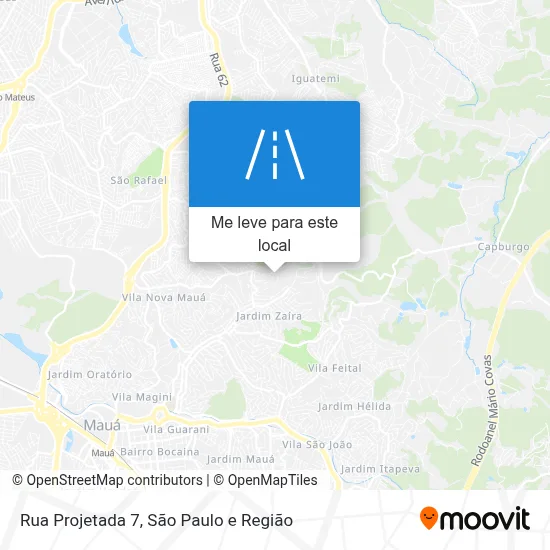 Rua Projetada 7 mapa