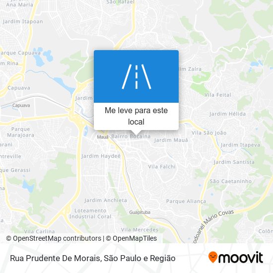 Rua Prudente De Morais mapa