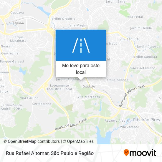 Rua Rafael Altomar mapa