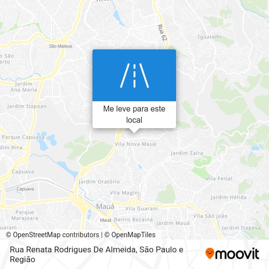 Rua Renata Rodrigues De Almeida mapa