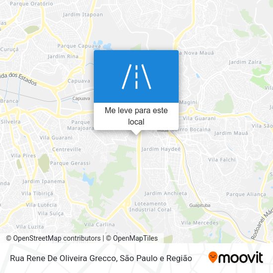 Rua Rene De Oliveira Grecco mapa