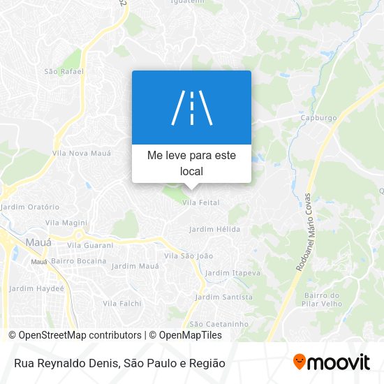 Rua Reynaldo Denis mapa