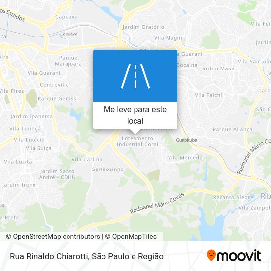 Rua Rinaldo Chiarotti mapa