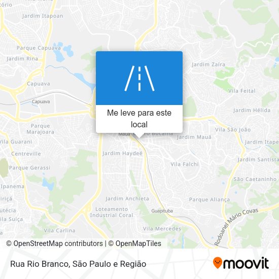 Rua Rio Branco mapa