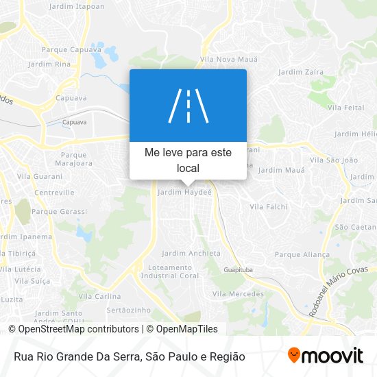 Rua Rio Grande Da Serra mapa
