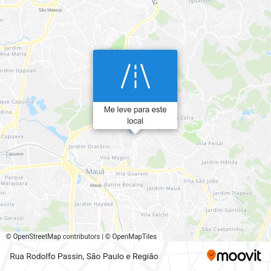 Rua Rodolfo Passin mapa