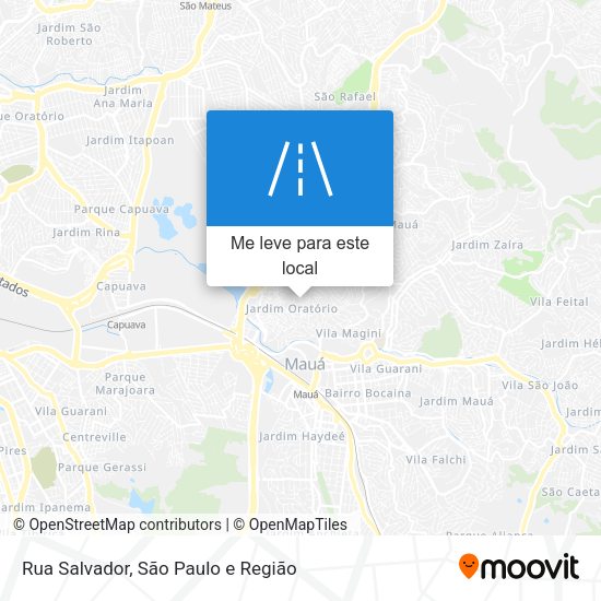 Rua Salvador mapa