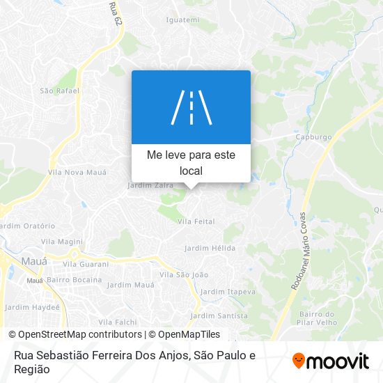 Rua Sebastião Ferreira Dos Anjos mapa