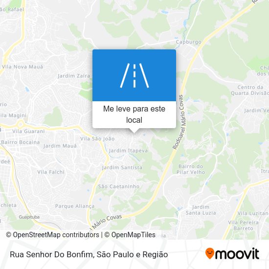 Rua Senhor Do Bonfim mapa
