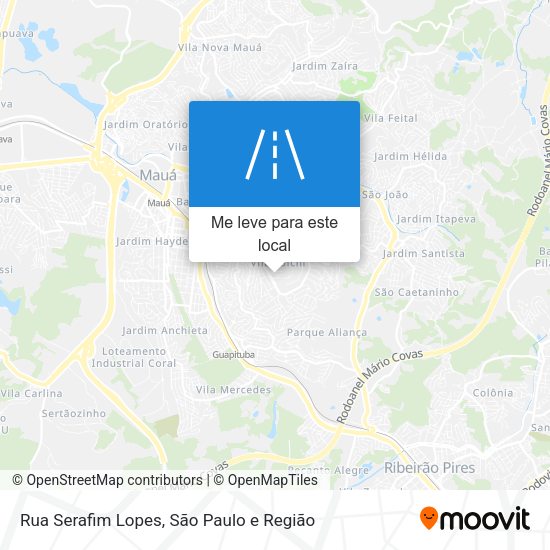 Rua Serafim Lopes mapa