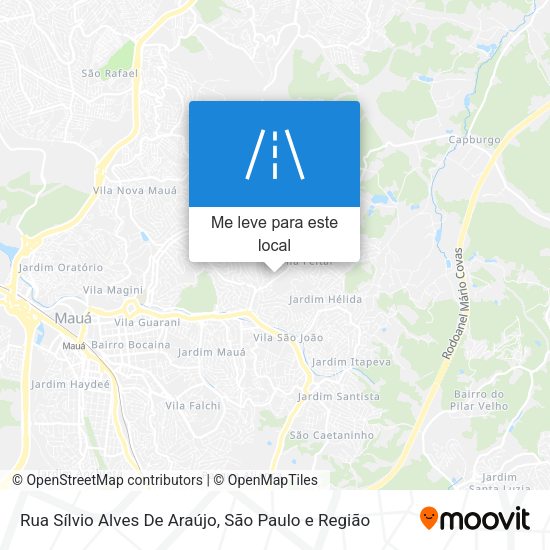 Rua Sílvio Alves De Araújo mapa