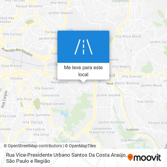 Rua Vice-Presidente Urbano Santos Da Costa Araújo mapa