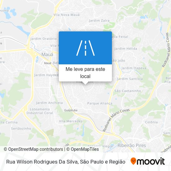Rua Wilson Rodrigues Da Silva mapa