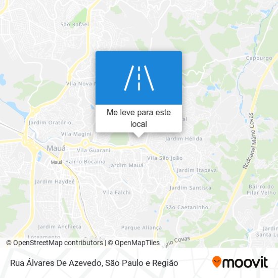 Rua Álvares De Azevedo mapa