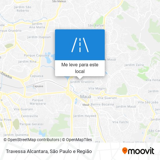 Travessa Alcantara mapa