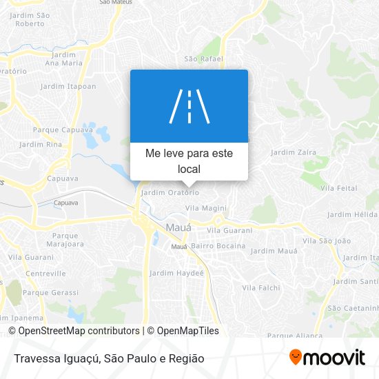 Travessa Iguaçú mapa