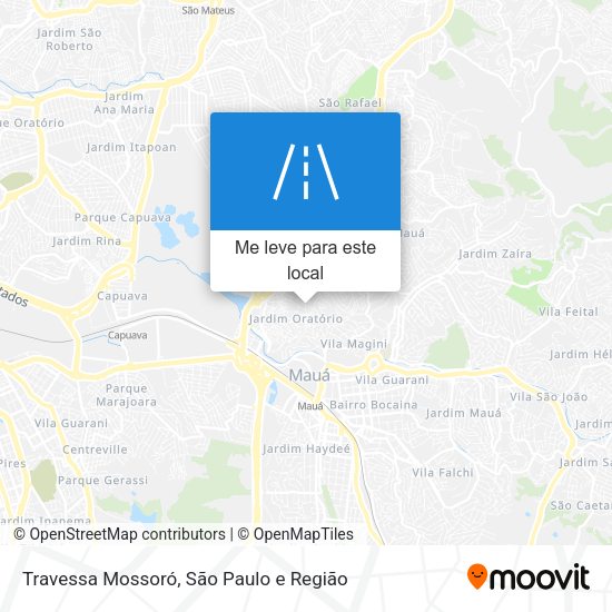 Travessa Mossoró mapa