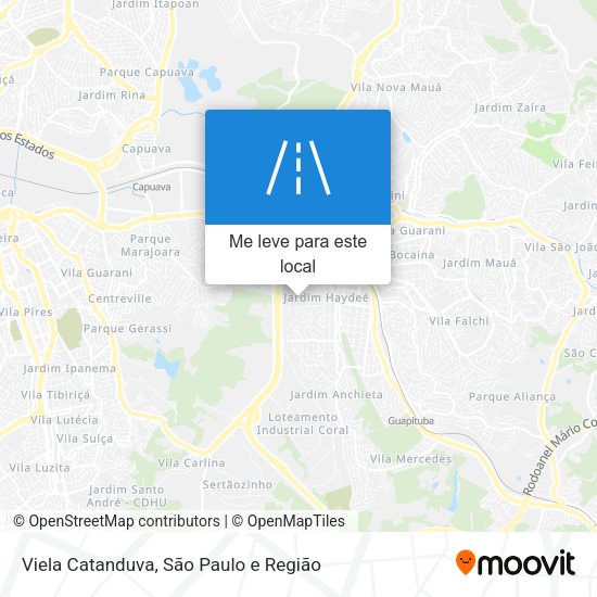 Viela Catanduva mapa
