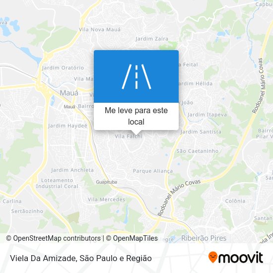 Viela Da Amizade mapa