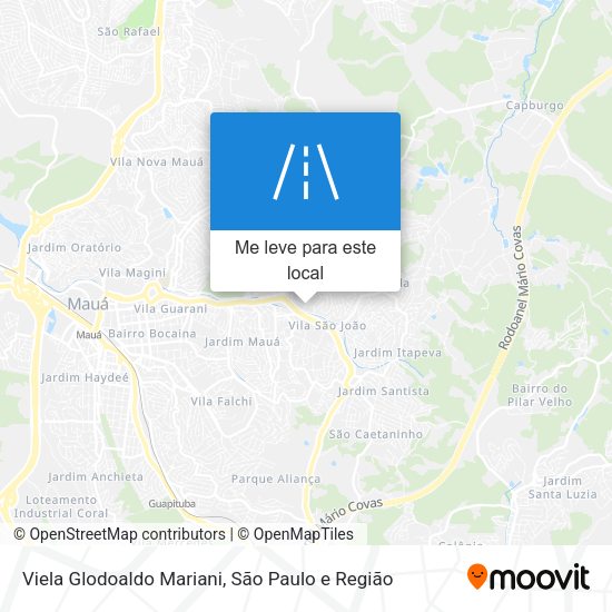 Viela Glodoaldo Mariani mapa