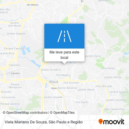 Viela Mariano De Souza mapa