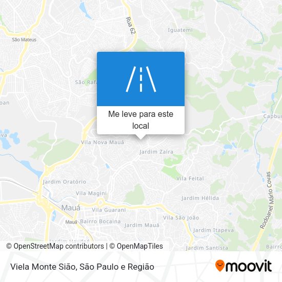 Viela Monte Sião mapa
